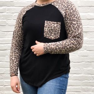 BNWT Long Sleeved Pocket Tee